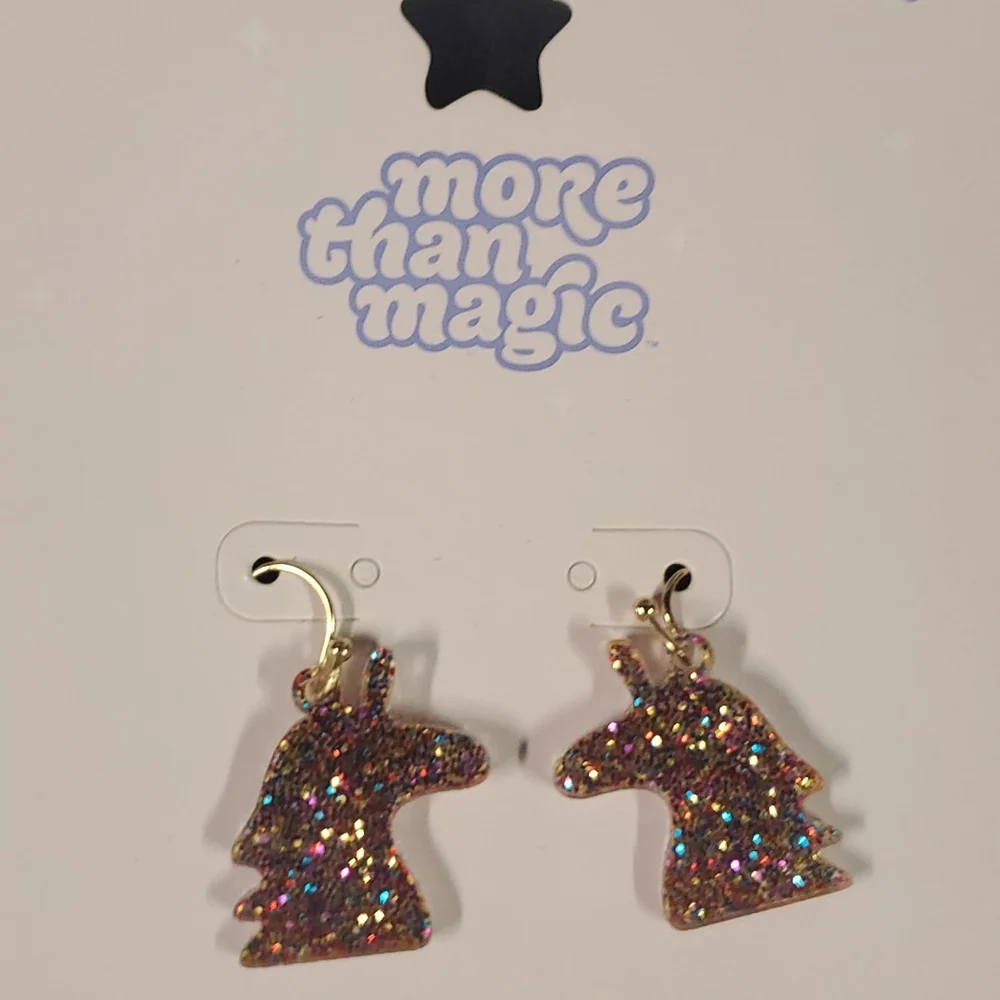 Sparkly Unicorn earrings‎